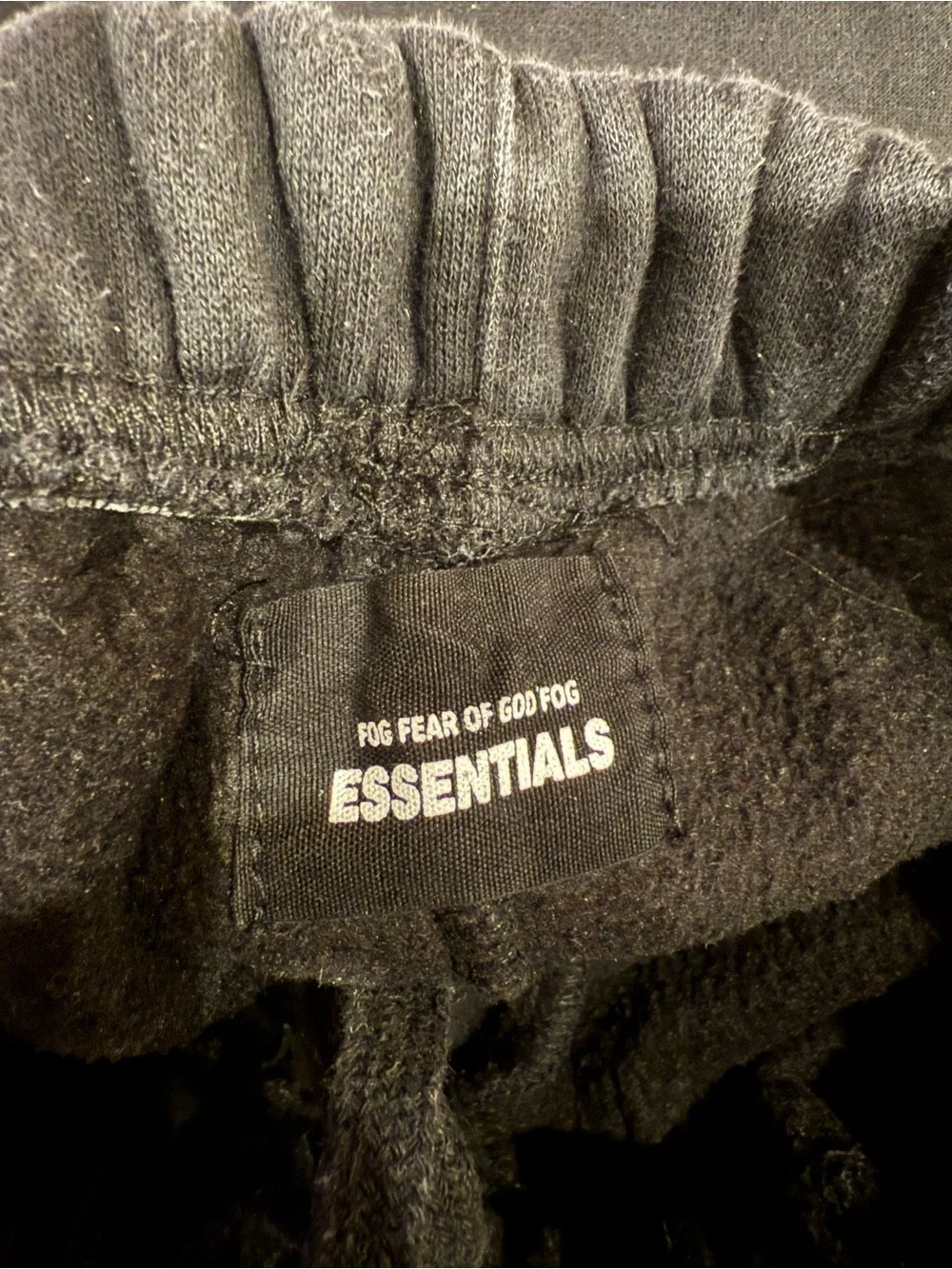 Fear of God Essentials Black Men's Sweatshorts - Minimal Logo